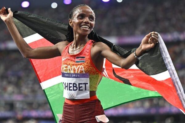 Beatrice Chebet is the first African Woman and third woman to win Gold Medals in both 5000 and 10,000m race at the same Olympic game