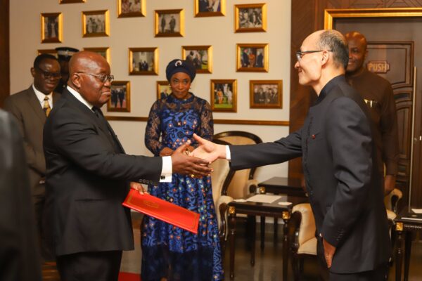 President Akufo-Addo Was Present to Welcomes New Chinese Ambassador