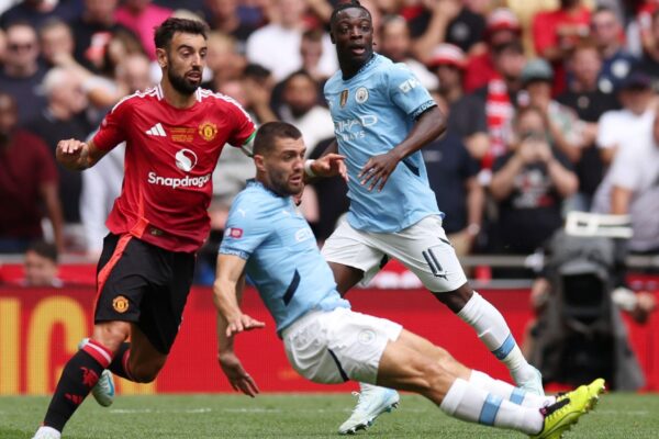 Manchester City beat Manchester United on penalties to win Community Shield